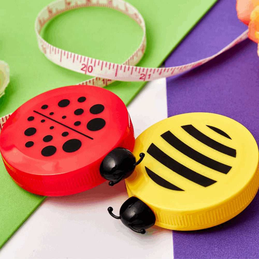 Retractable 150cm Tape Measure | Bee or Ladybird | Cracker Filler | Little Gift