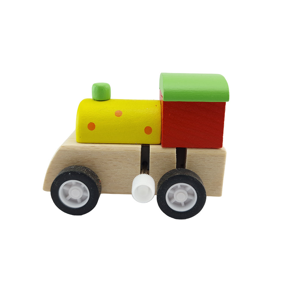 Little Wooden Wind Up Train Toy | Cracker Filler | Mini Gift