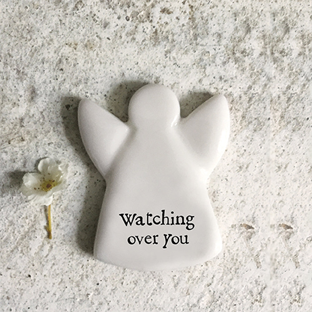 Watching Over You | Guardian Angel | Ceramic Token | Cracker Filler | Mini Gift