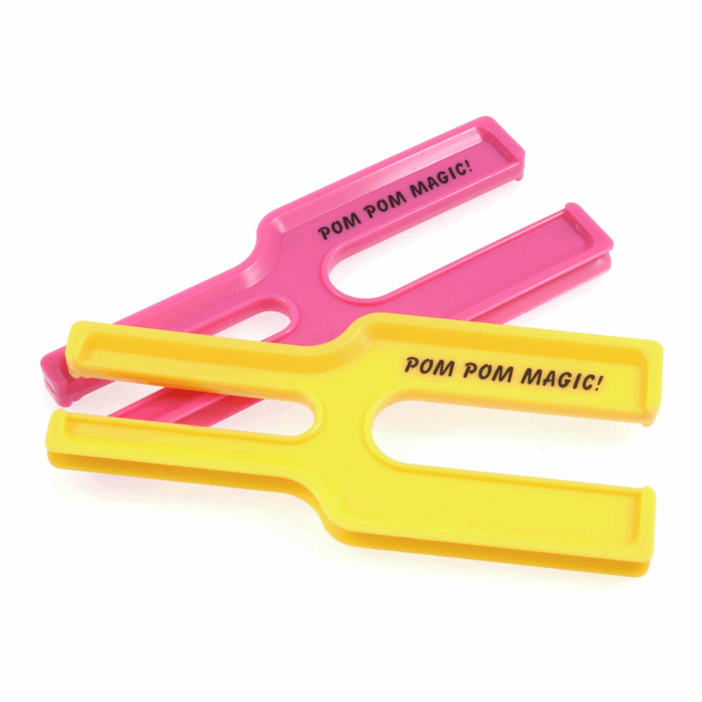 Plastic 3cm & 5cm Dual Ended Reusable Pom Pom Maker | Cracker Filler | Mini Gift