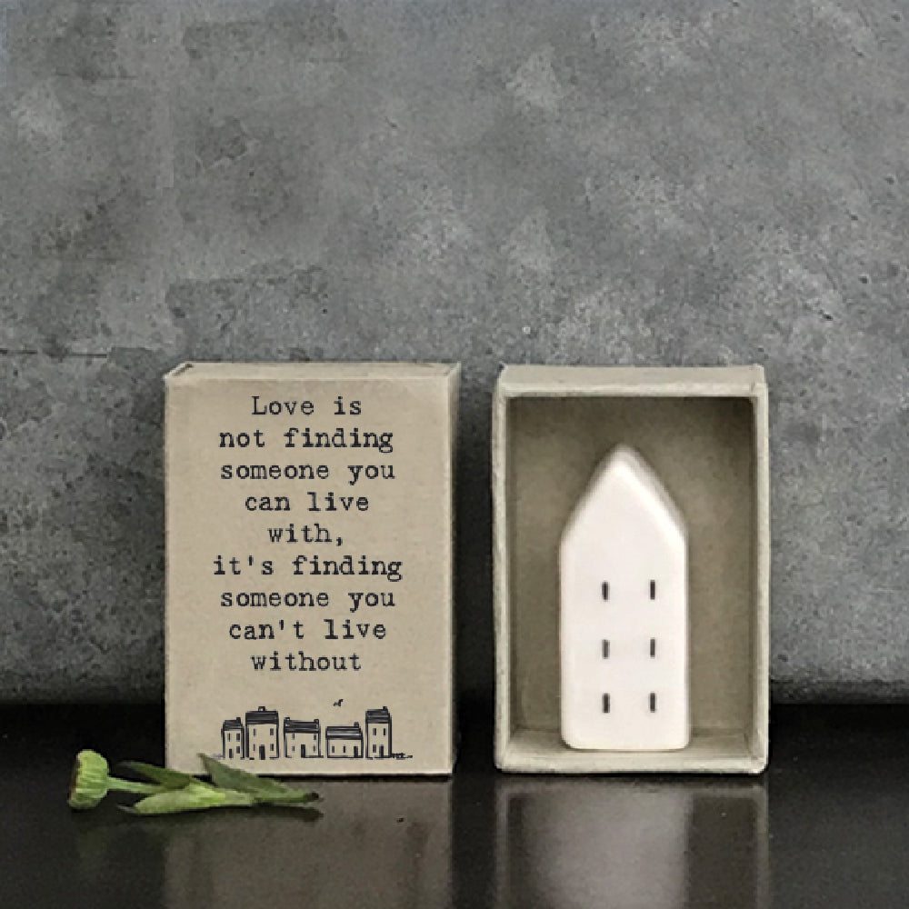 Love Is | Someone You Can't Live Without | Cracker Filler | Matchbox Little Gift