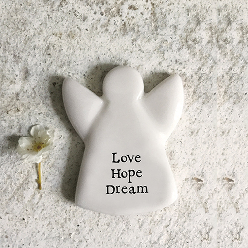 Love Hope Dream | Guardian Angel | Ceramic Token | Cracker Filler | Little Gift