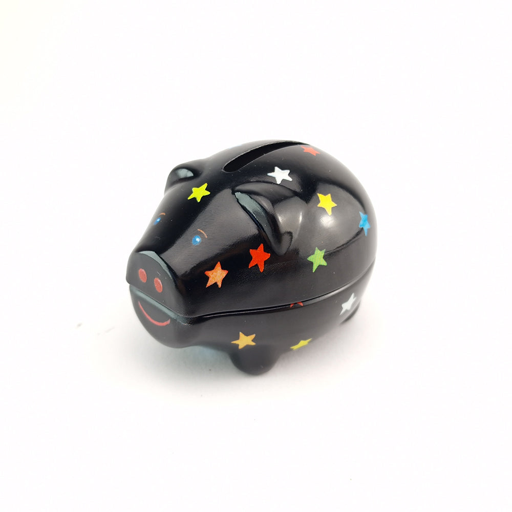 Stars | Little Coin Piggy Bank | Tin Money Box | Cracker Filler | Little Gift