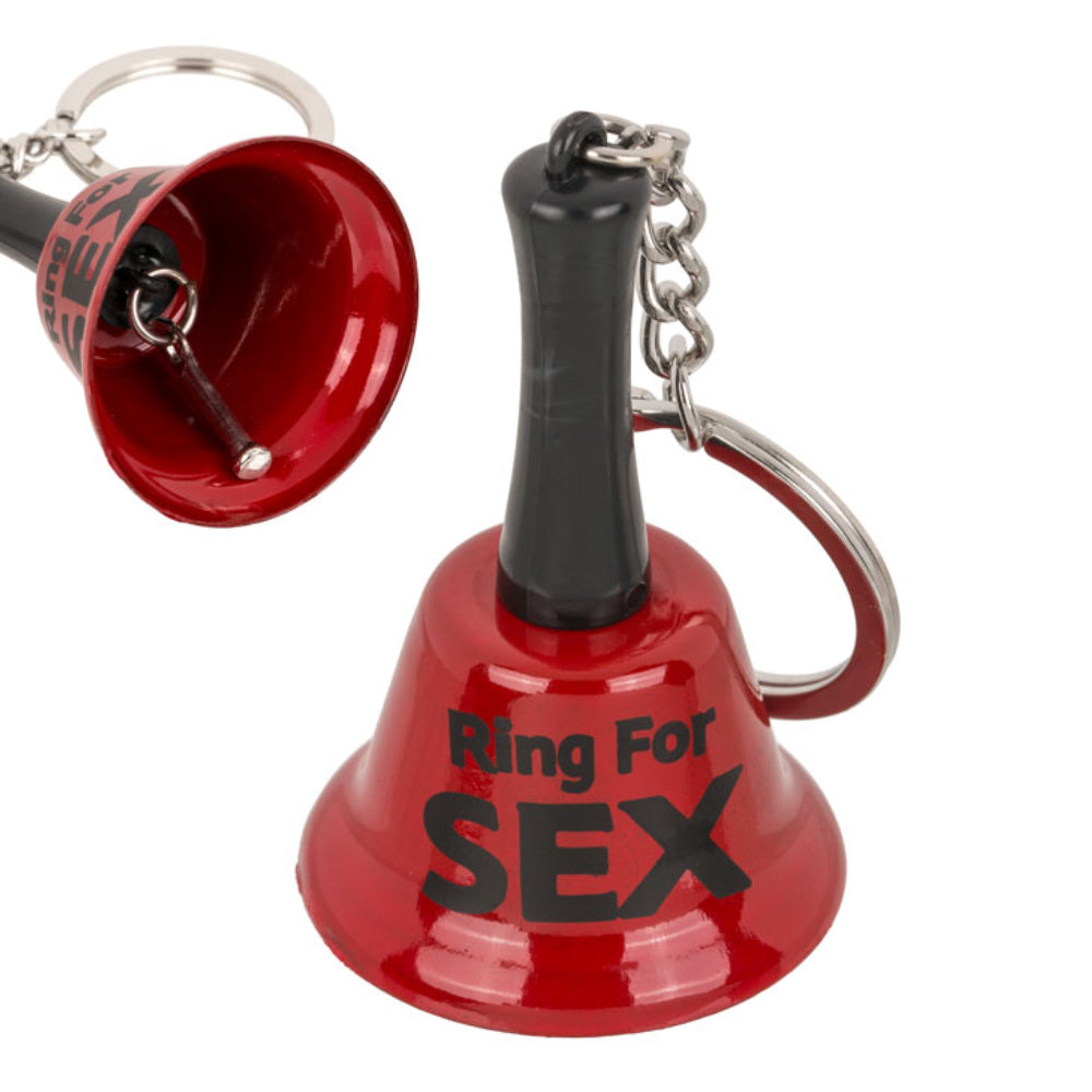 Ring for Sex - Mini Metal Bell Keyring | Cracker Filler | Little Gift