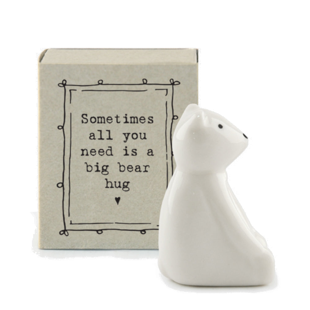 Sometimes All You Need As A Big Bear Hug | Ceramic Bear | Cracker Filler | Mini Gift